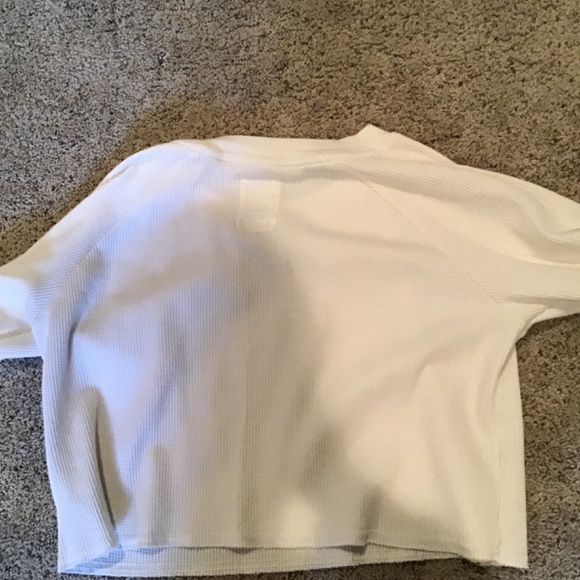 Cropped Waffle knit long sleeve - Picture 2 of 3